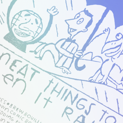 12x18 Limited Edition Deluxe Screenprint: 45 Neat Things To Do...