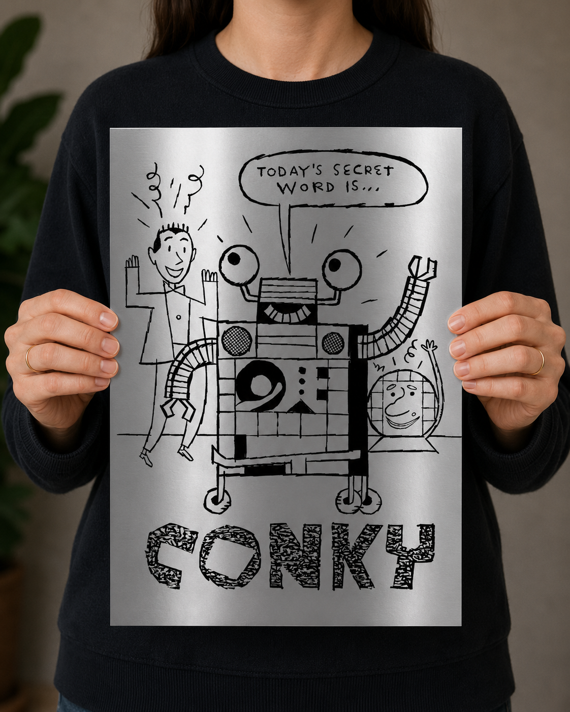 12x18 Limited Edition Deluxe Screenprint: Conky