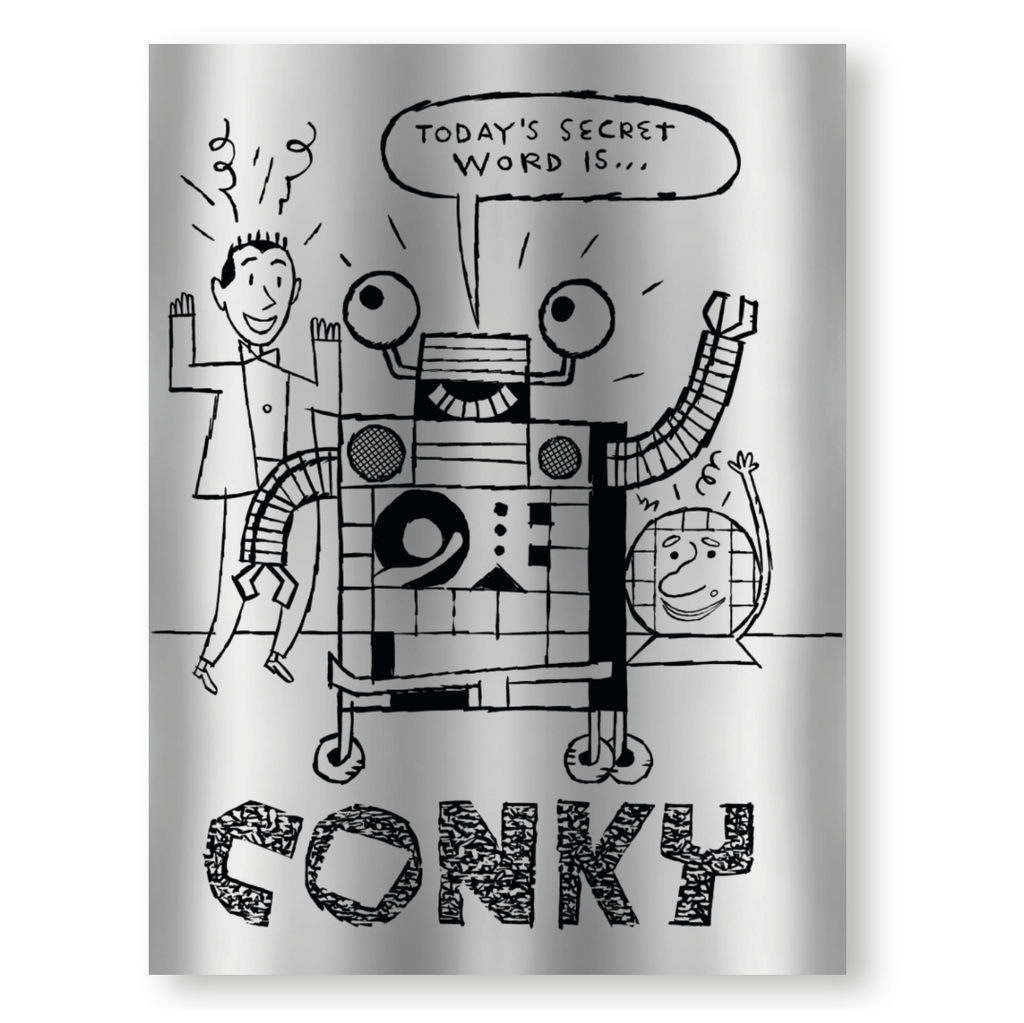 12x18 Limited Edition Deluxe Screenprint: Conky
