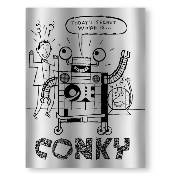12x18 Limited Edition Deluxe Screenprint: Conky