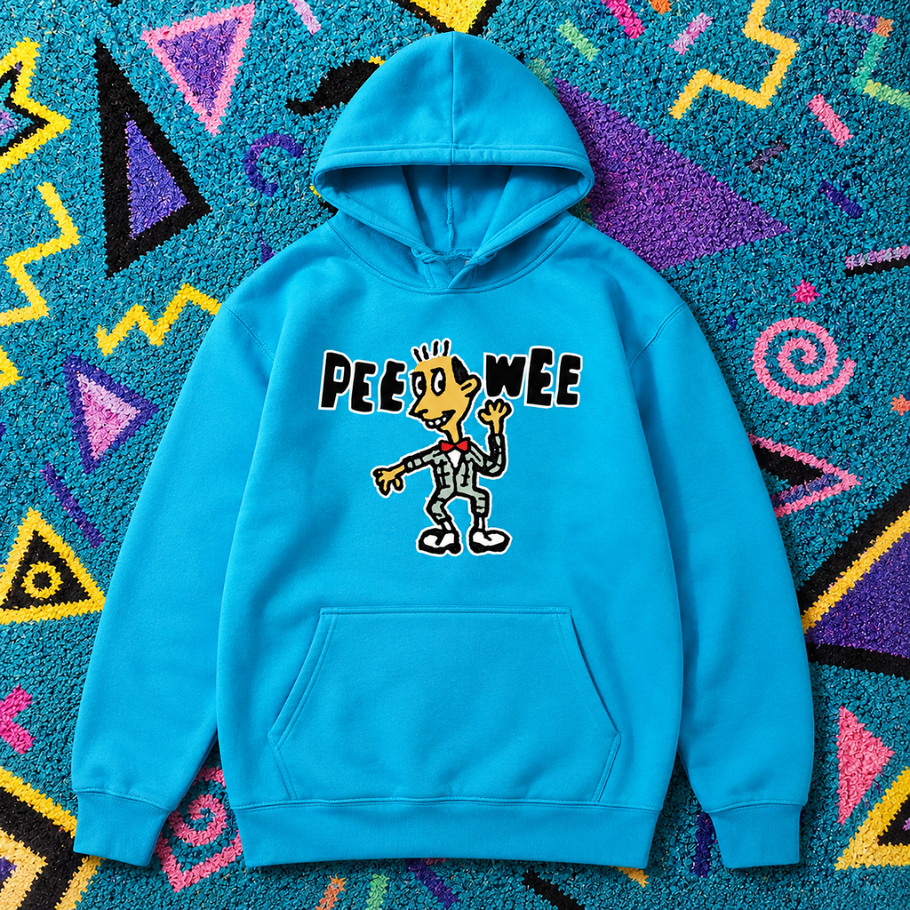 Dancing Pee-wee Hoodie, Blue