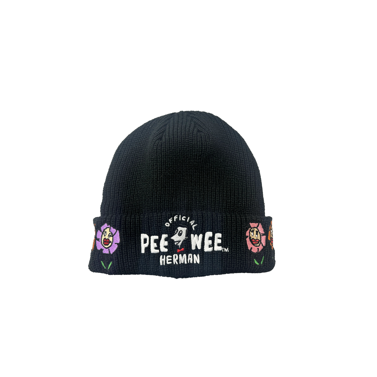 PRE-SALE: The Flowers Embroidered Knit Cap, Black