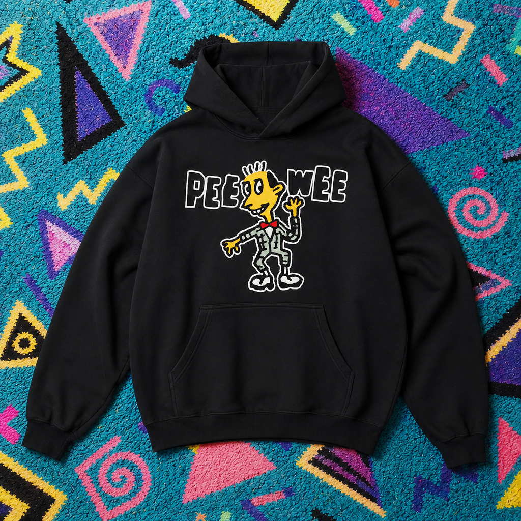 Dancing Pee-wee Hoodie, Black