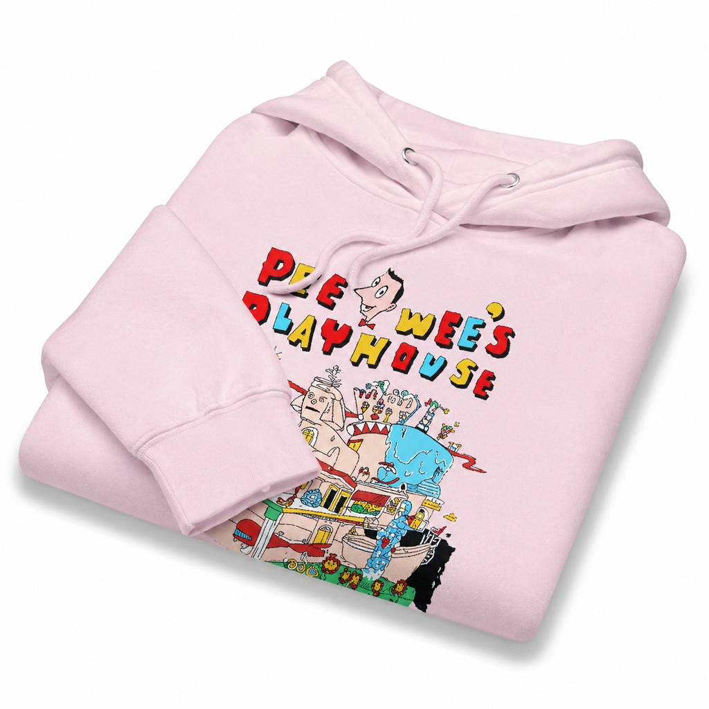 Pee-wee's Playhouse Hoodie, Light Pink