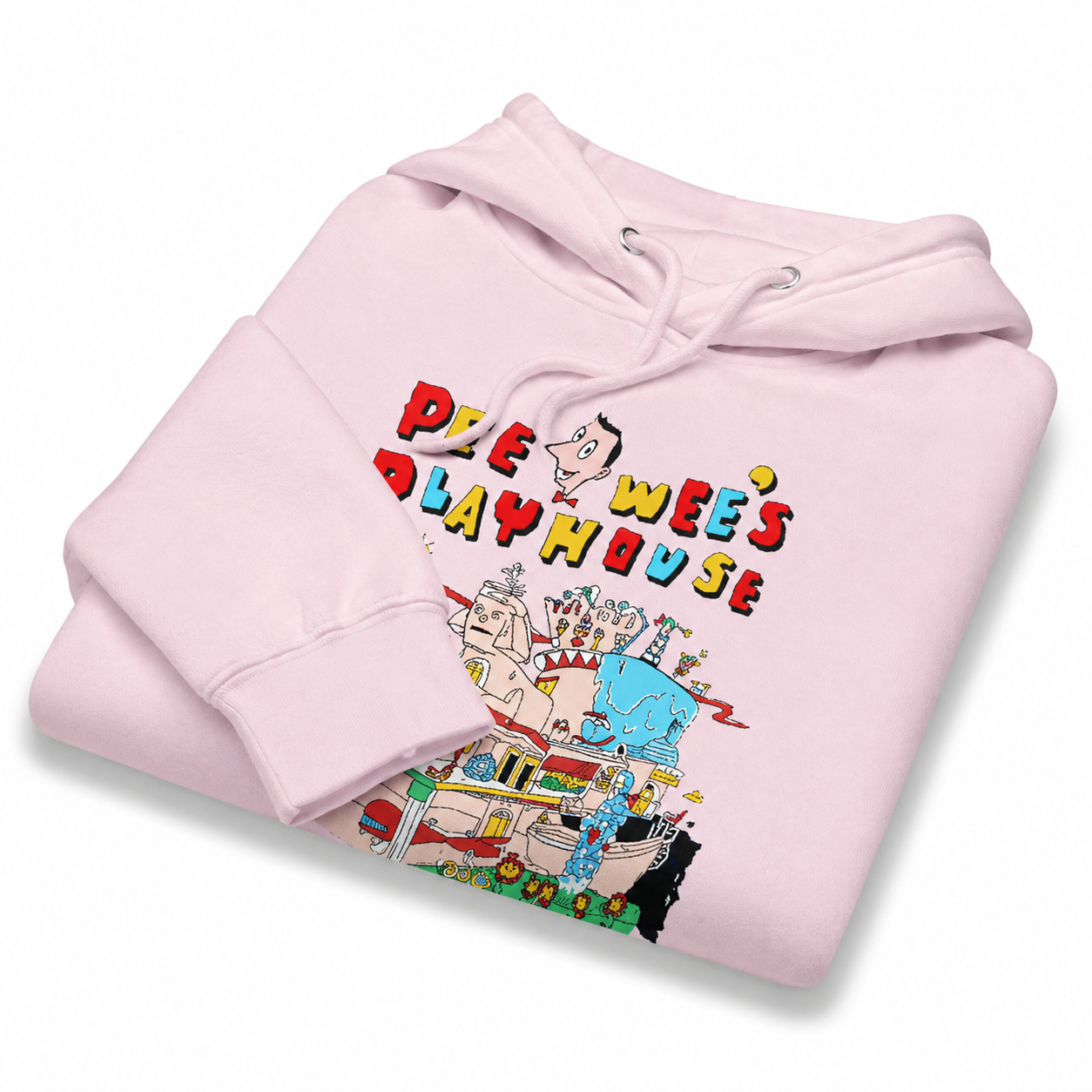 Pee-wee's Playhouse Hoodie, Light Pink