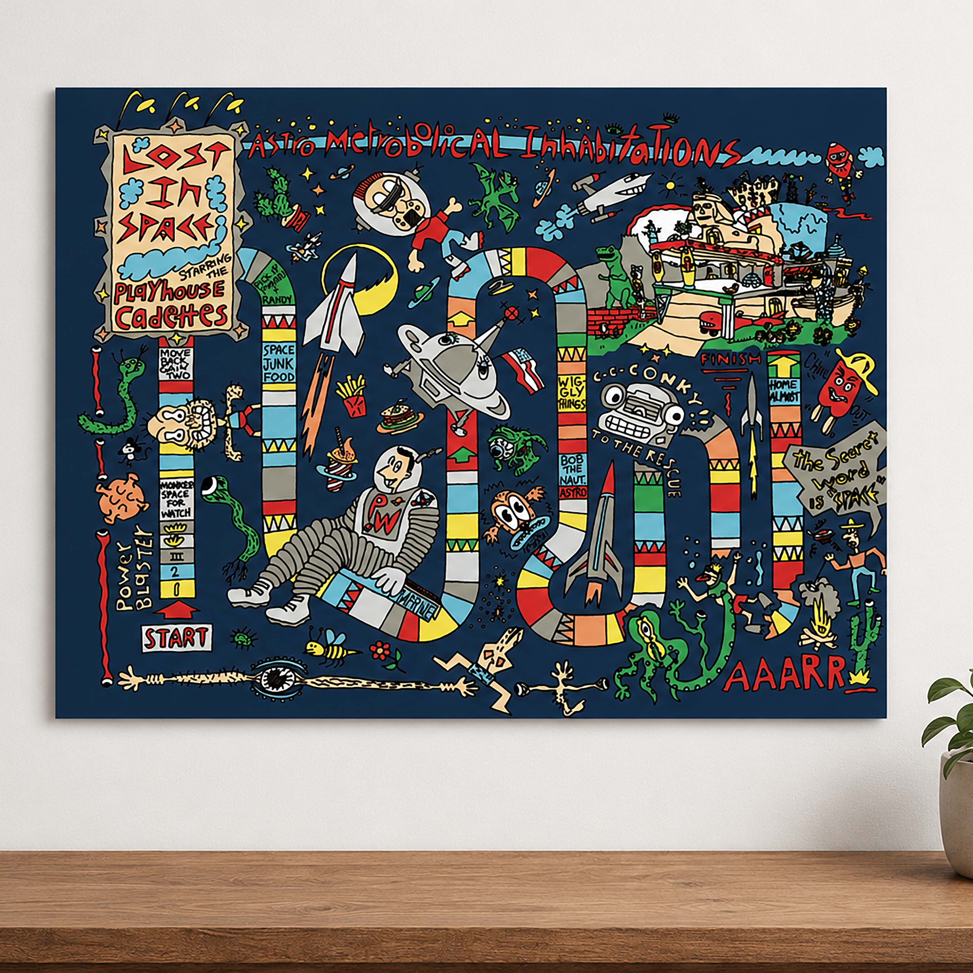 24x36 Limited Edition Offset Print: Lost In Space