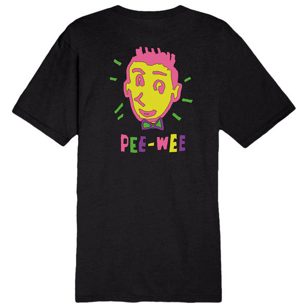 Neon Pee-wee T-shirt, Black