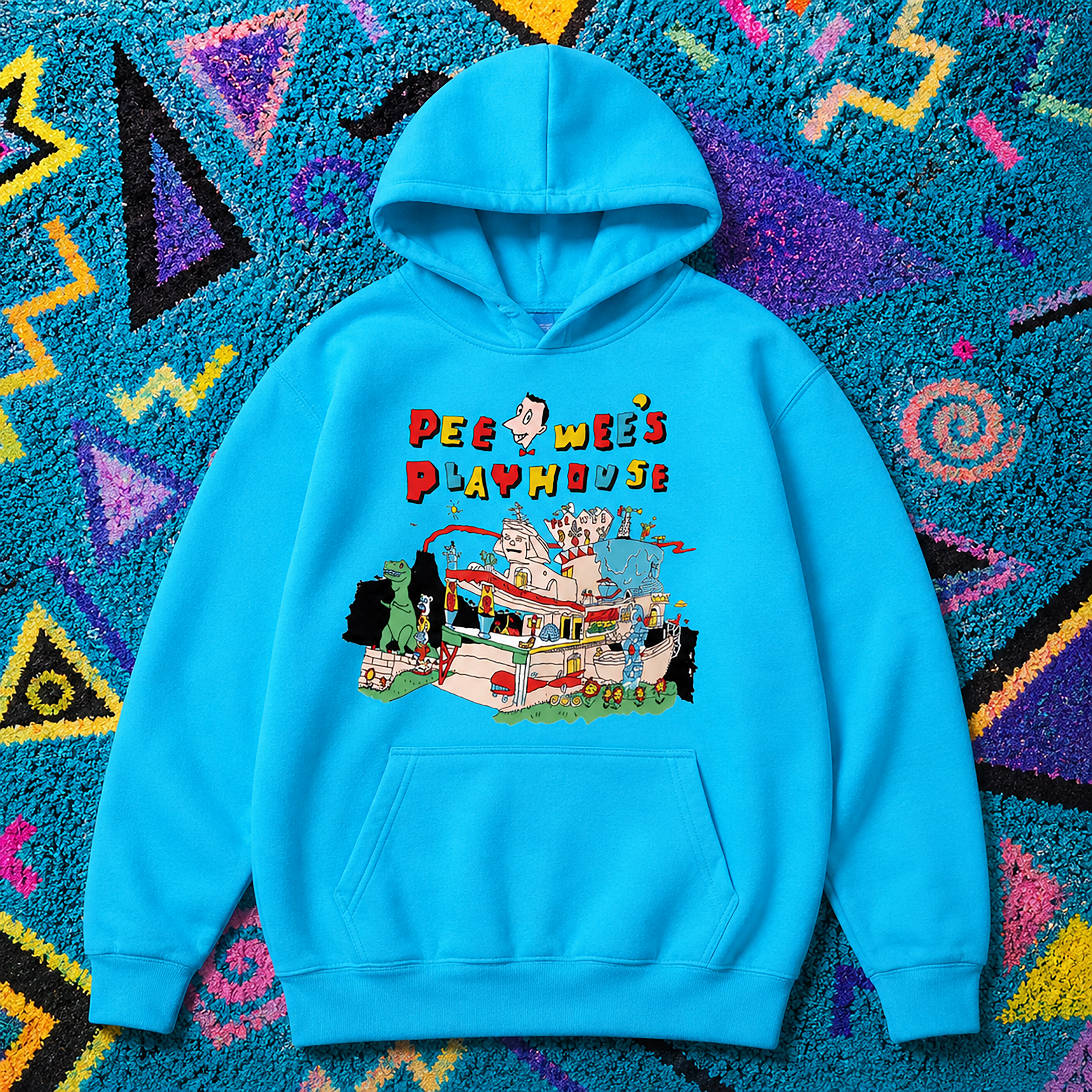 Pee-wee’s Playhouse Hoodie, Blue