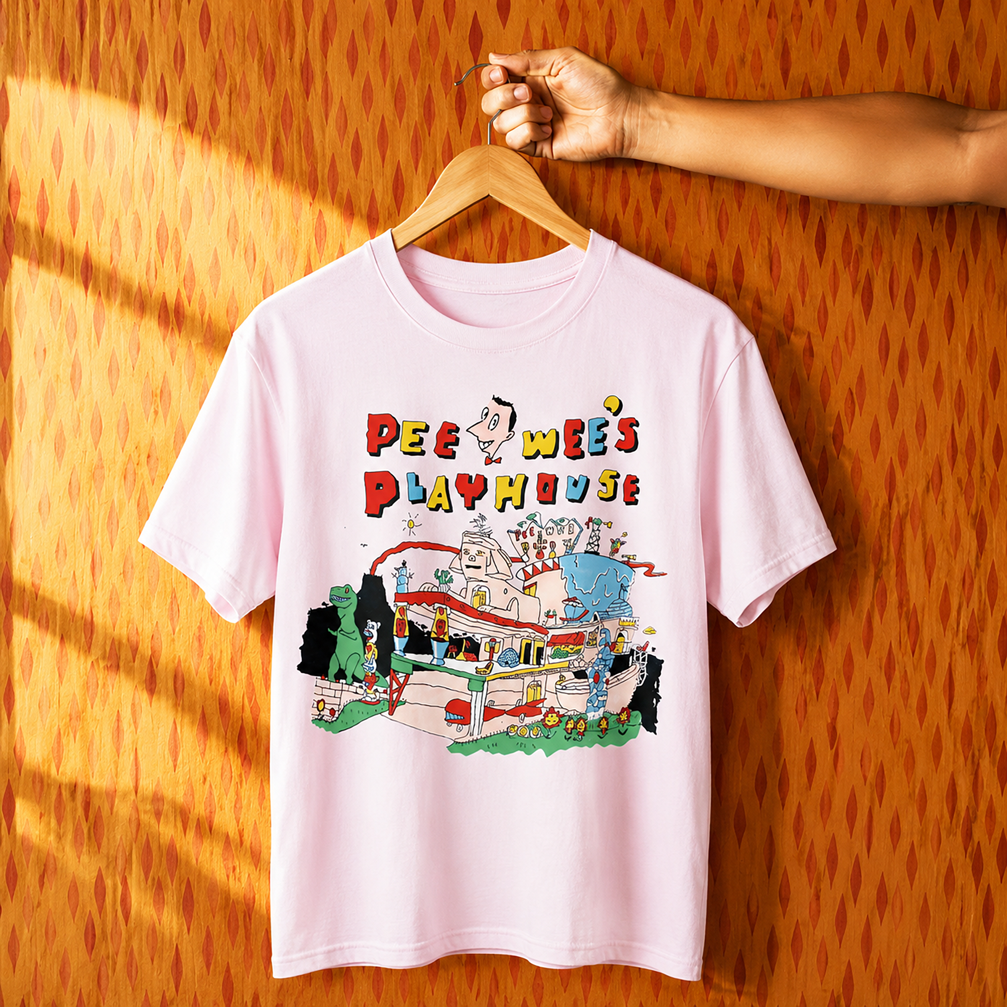 Pee-wee’s Playhouse T-shirt, Pink