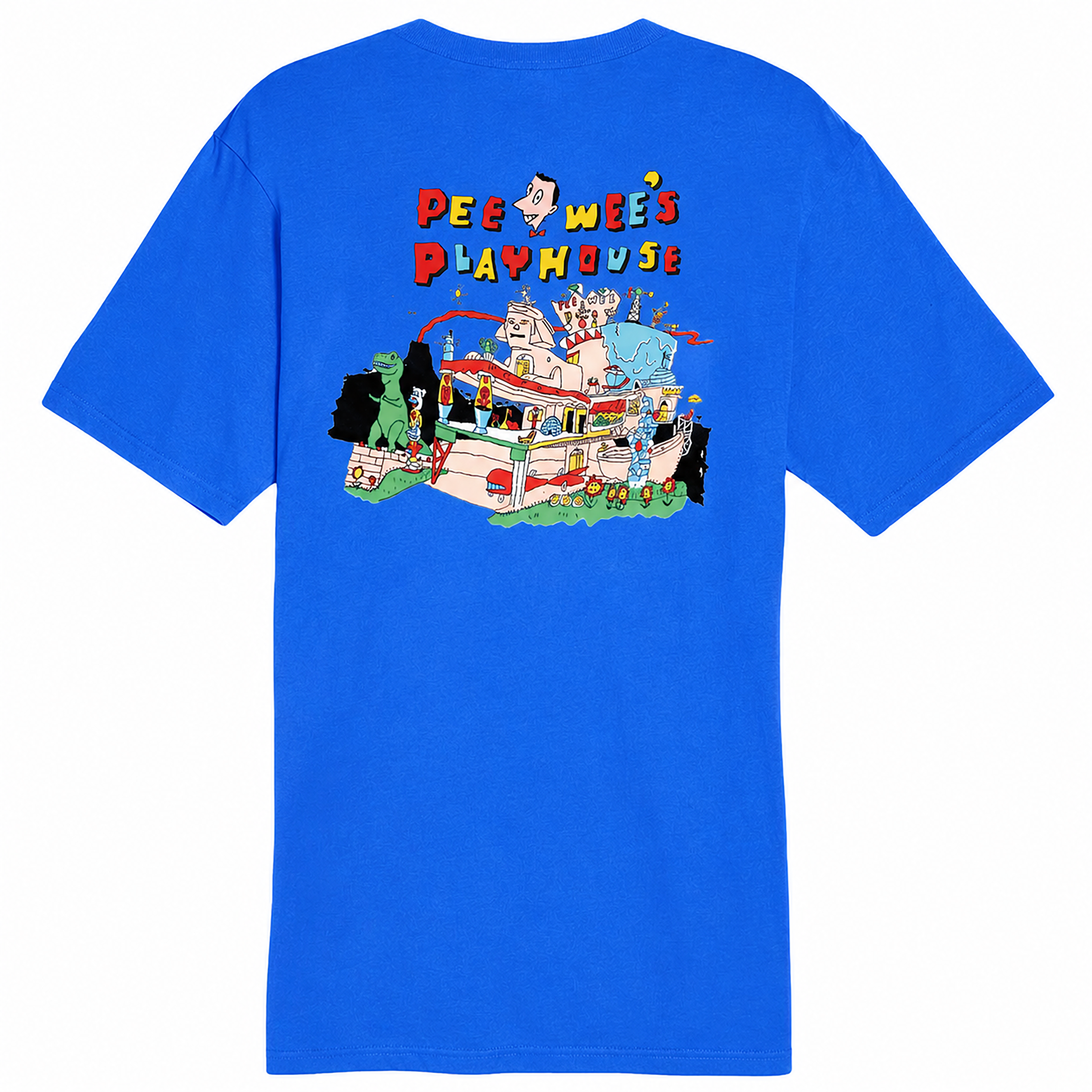 Pee-wee’s Playhouse T-shirt, Bright Blue