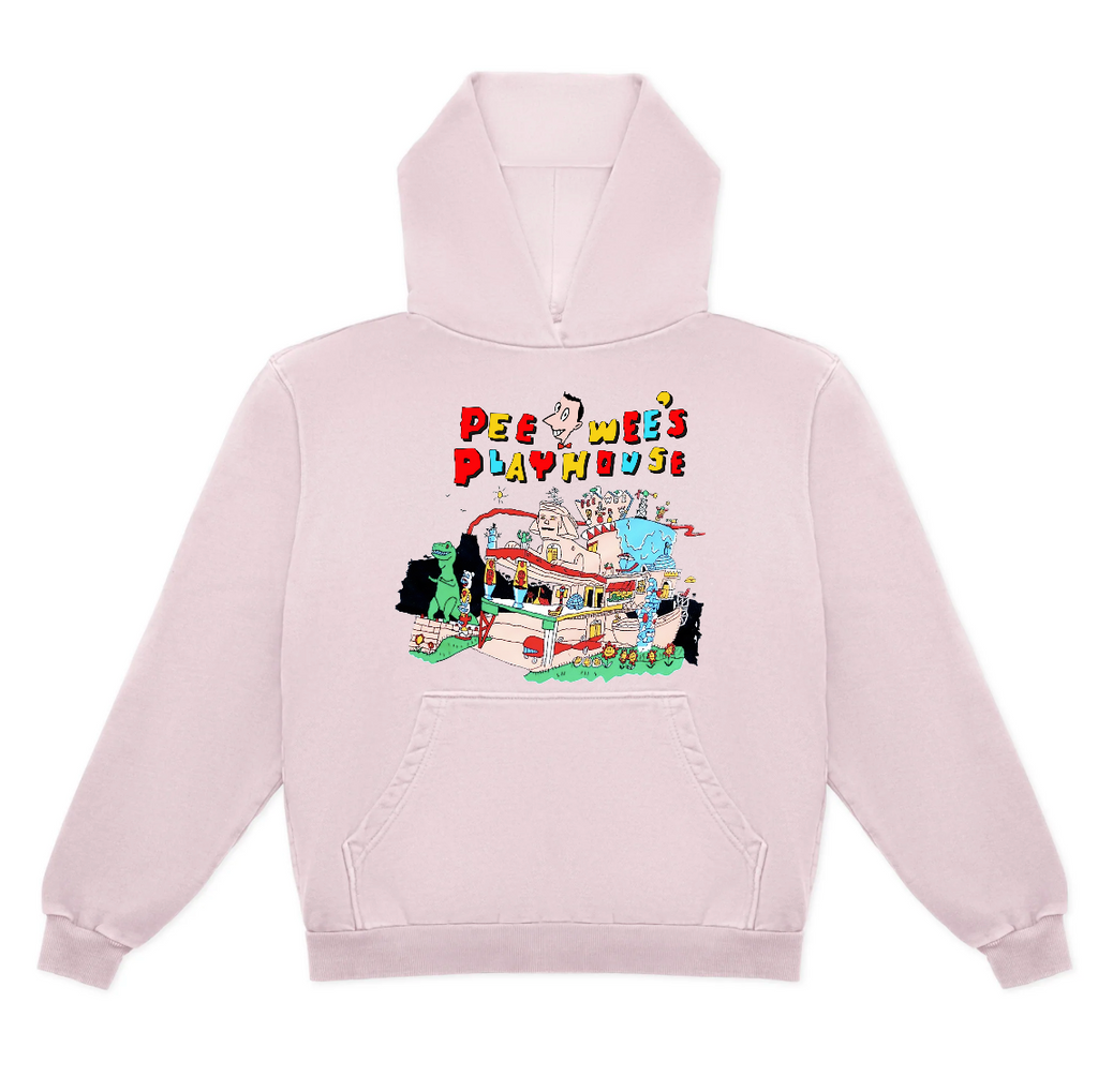 Pee-wee's Playhouse Hoodie, Light Pink