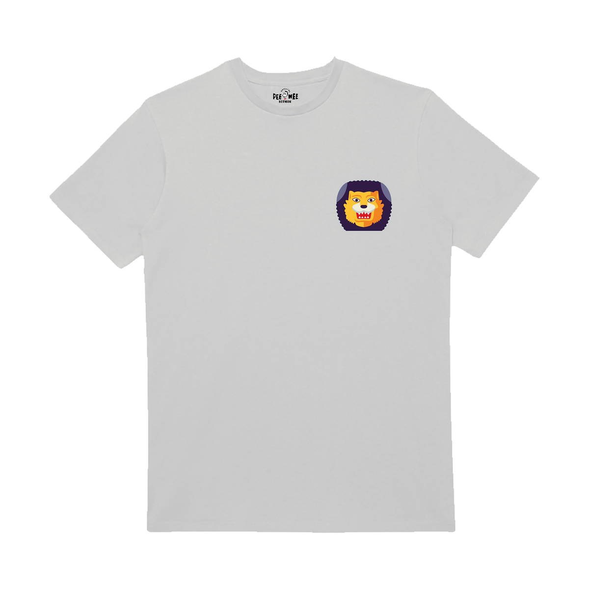 PRE-SALE: Pee-wee's Bike T-shirt, Gray (by Tom Whalen)