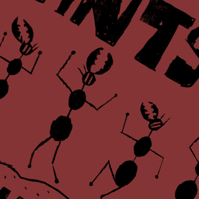 12x18 Limited Edition Deluxe Screenprint: Ants on the Loose