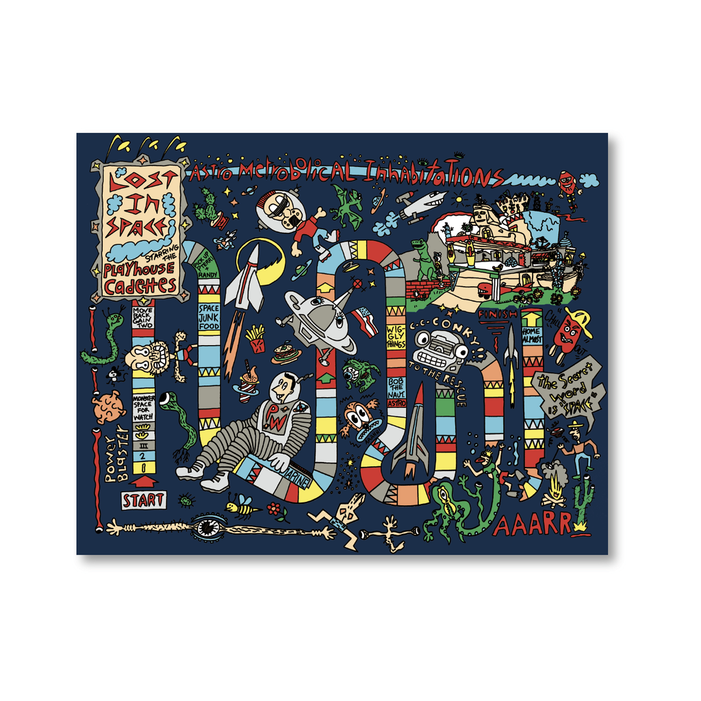 24x36 Limited Edition Offset Print: Lost In Space