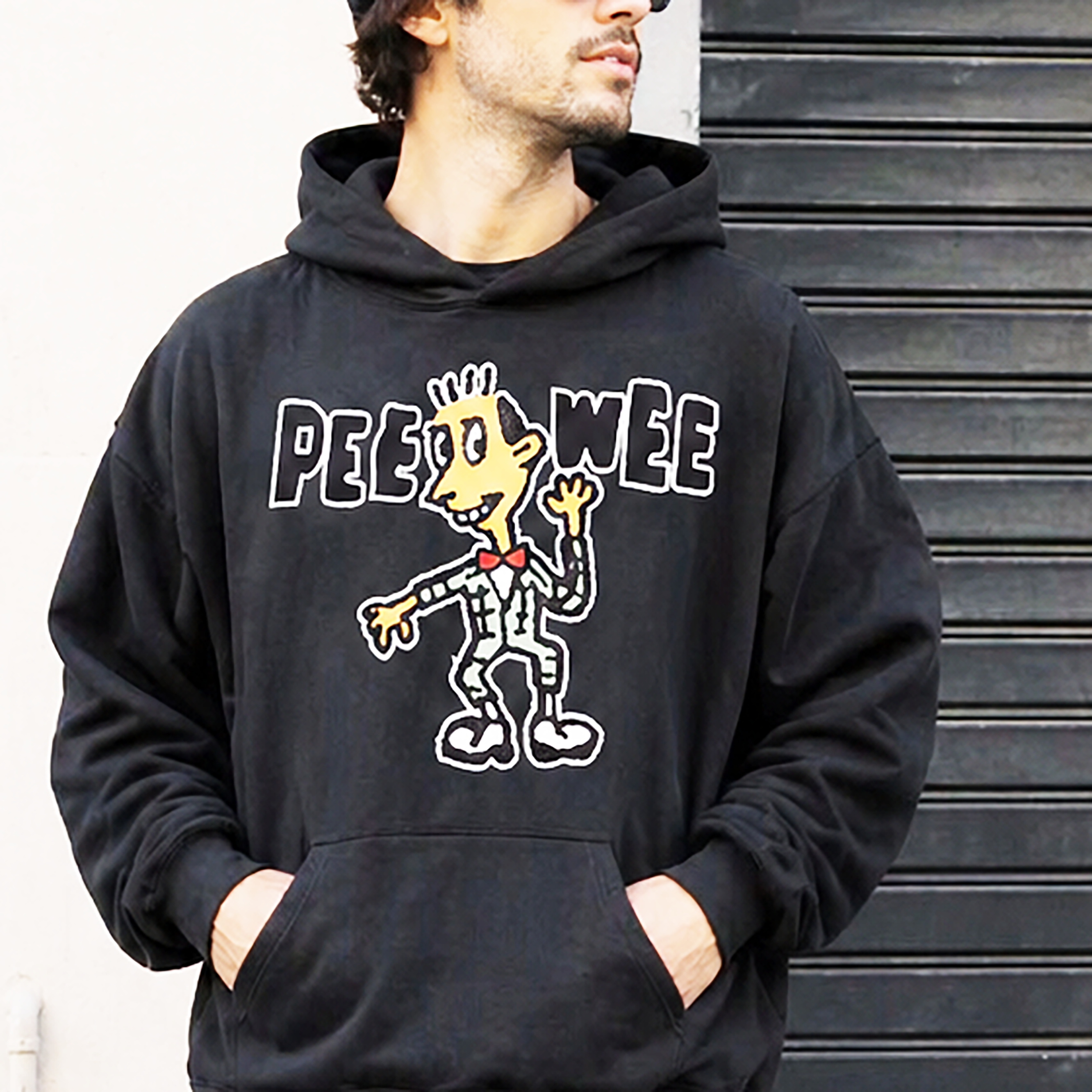 Dancing Pee-wee Hoodie, Black