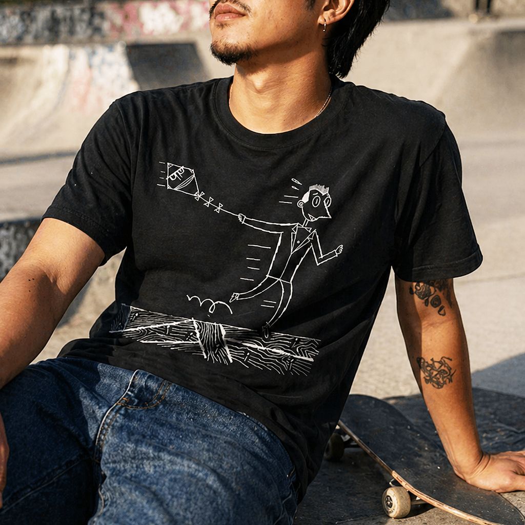 Mr. Kite T-shirt, Black