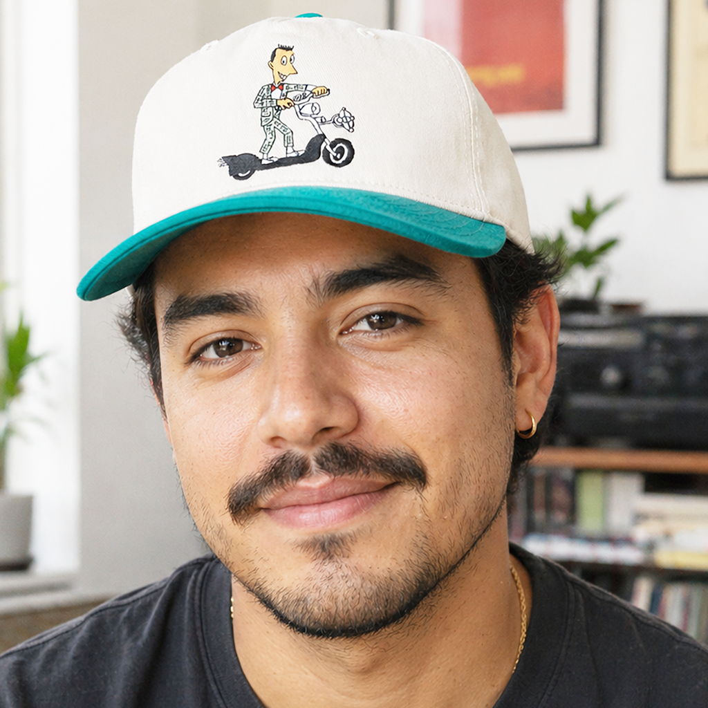 Two-tone Pee-wee Scooter Baseball Hat