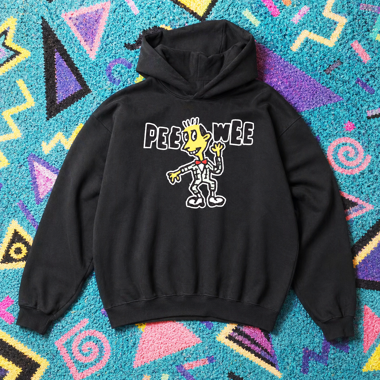 Dancing Pee-wee Hoodie, Black