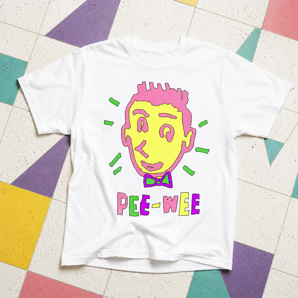 Neon Pee-wee T-shirt, White