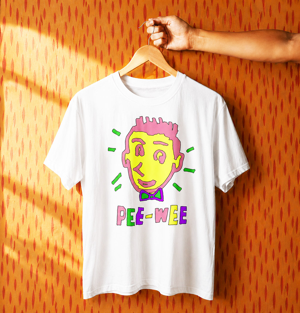 Neon Pee-wee T-shirt, White