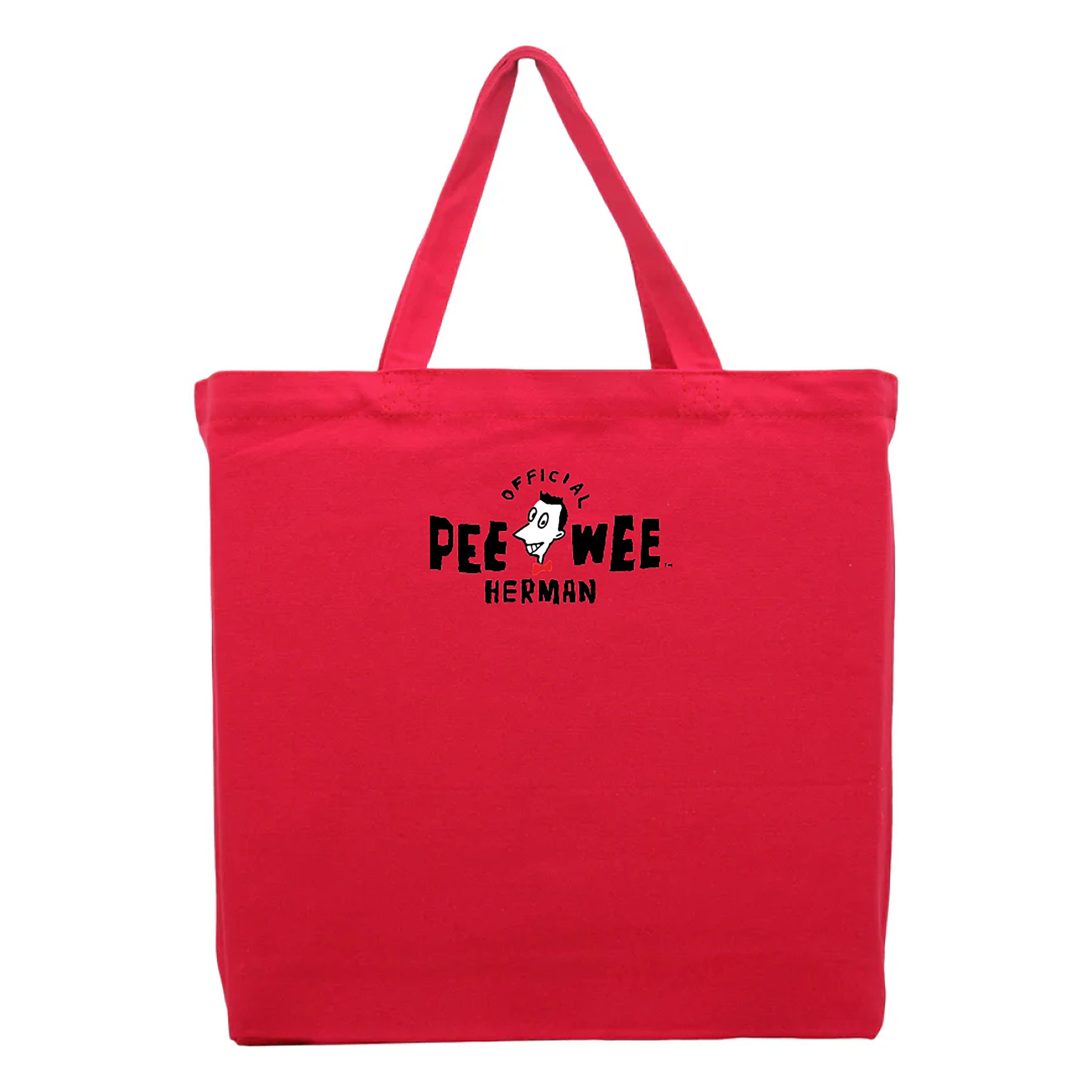 Dancing Pee-wee Tote Bag, Red