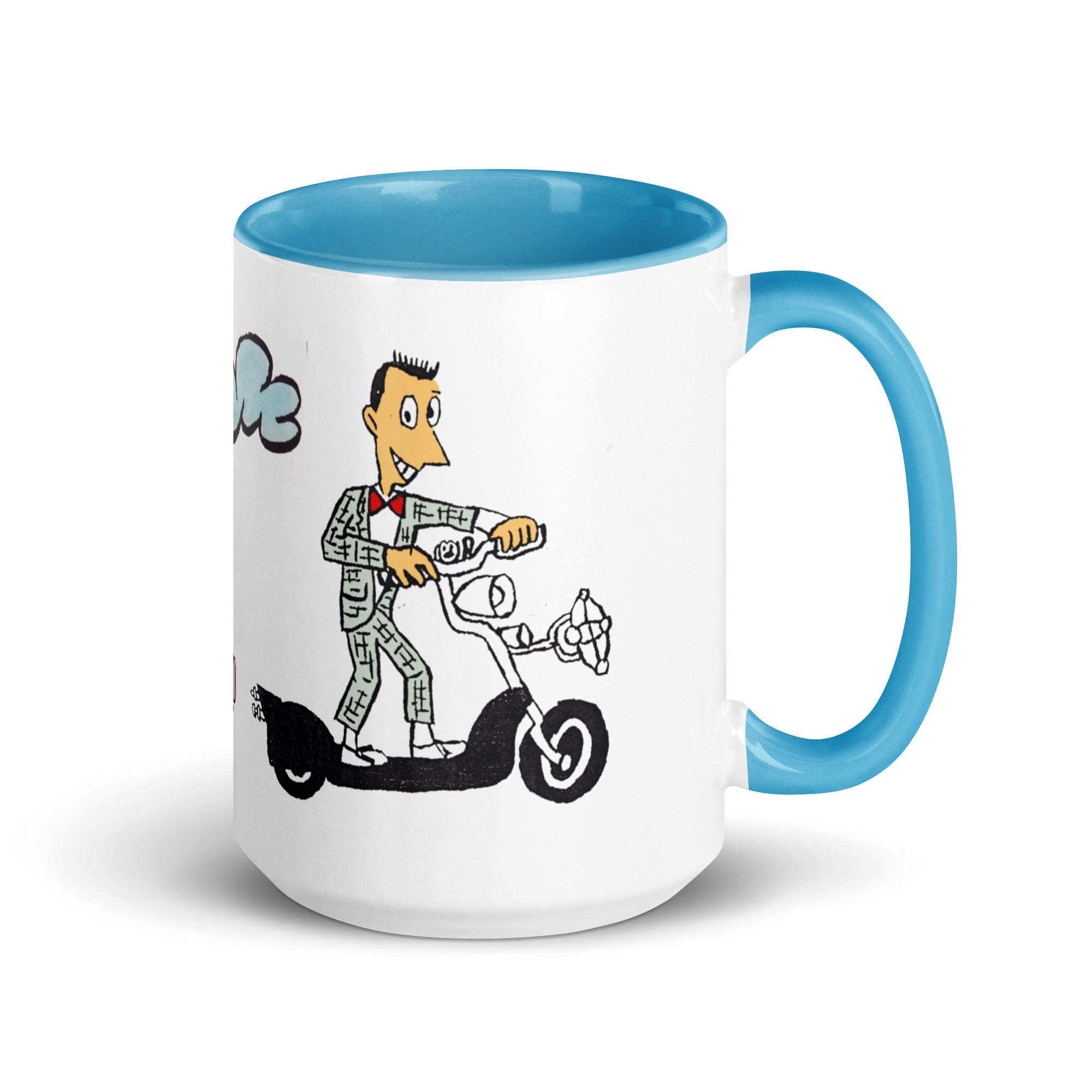 Pee-wee Scooter Ceramic Mug